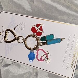 True to Form NURSE Keychain BAG Charm FOB Brand New On Card HL Tr Tp